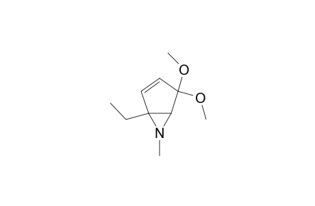 6-Aza-4,4-dimethoxy-1-ehyl-6-methylbicyclo[3.10]hex-2-ene