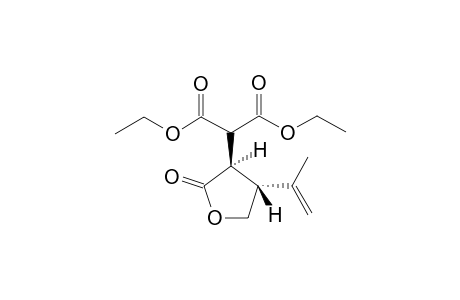 Diethyl 2-(trans-4-(propen-2-yl)-2-oxotetrahydrofuran-3-yl)-malonate