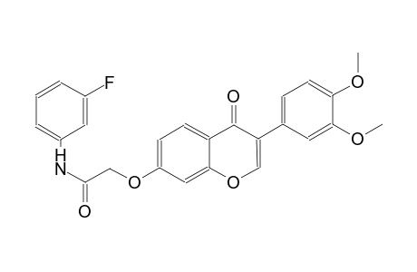 acetamide, 2-[[3-(3,4-dimethoxyphenyl)-4-oxo-4H-1-benzopyran-7-yl]oxy]-N-(3-fluorophenyl)-