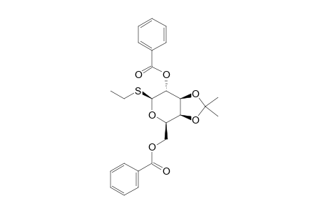 ETHYL-2,6-DI-O-BENZOYL-3,4-O-ISOPROPYLIDENE-BETA-D-GALACTOTHIOPYRANOSIDE