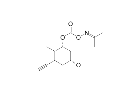 [(1R,5R)-3-ethynyl-5-hydroxy-2-methyl-1-cyclohex-2-enyl] (propan-2-ylideneamino) carbonate
