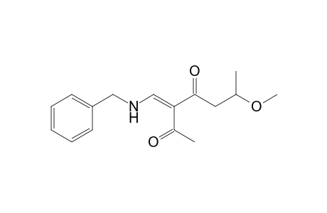 3-(Benzylaminomethylene)-6-methoxyheptane-2,4-dione