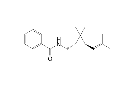 (+)-N-(((1S,3S)-2,2-Dimethyl-3-(2-methylprop-1-enyl)cyclopropyl)methyl)benzamide