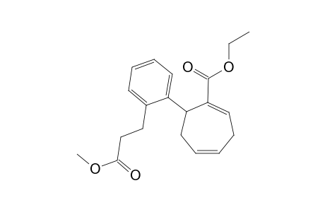Ethyl 7-{2'-(methoxycarbonyl)ethyl]phenyl}cyclohepta-1,4-diene-1-carboxylate
