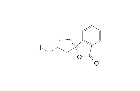 3-Ethyl-3-(3-iodanylpropyl)-2-benzofuran-1-one