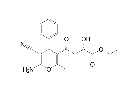 2-Amino-3-cyano-5-[oxycarbonylof (S)-ethyl lactate]-4-phenyl-4H-pyran