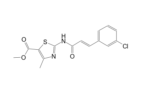 methyl 2-{[(2E)-3-(3-chlorophenyl)-2-propenoyl]amino}-4-methyl-1,3-thiazole-5-carboxylate
