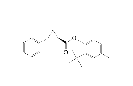 Cyclopropanecarboxylic acid, 2-phenyl-, 2,6-bis(1,1-dimethylethyl)-4-methylphenyl ester, trans-