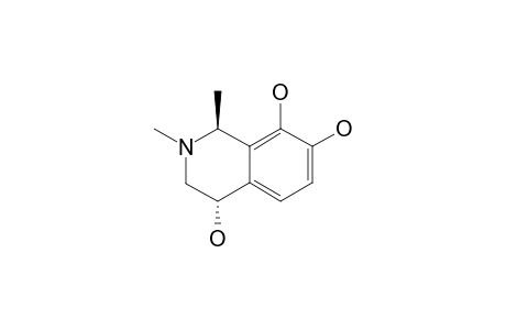 trans-1,2,3,4-Tetrahydro-1,2-dimethyl-4,7,8-isochinolintriol