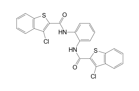 1,2-N,N'-phenylen-bis-1-chlorobenzo[b]thiophene-2-carboxamide