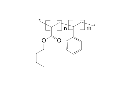 Poly(butylacrylate-co-styrene)