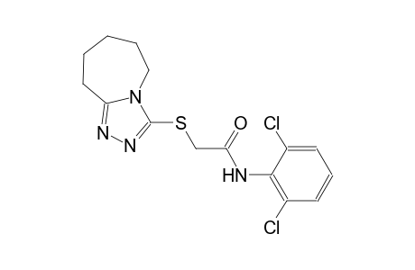 N-(2,6-Dichloro-phenyl)-2-(6,7,8,9-tetrahydro-5H-[1,2,4]triazolo[4,3-a]azepin-3-ylsulfanyl)-acetamide