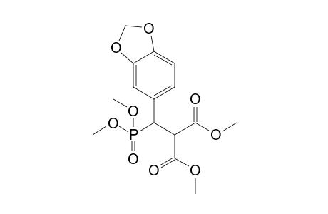 2-[(1,3-Benzodioxol-5-yl)(dimethoxyphosphoryl)methyl]malonic acid dimethyl ester