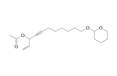 1-Undecen-4-yn-3-ol, 11-[(tetrahydro-2H-pyran-2-yl)oxy]-, acetate