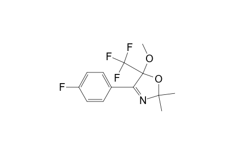 Oxazole, 4-(4-fluorophenyl)-2,5-dihydro-5-methoxy-2,2-dimethyl-5-(trifluoromethyl)-