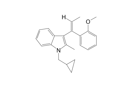 3-(1-(2-Methoxyphenyl)-1-propen-1-yl)-2-methyl-1-cyclopropylmethyl-1H-indole II