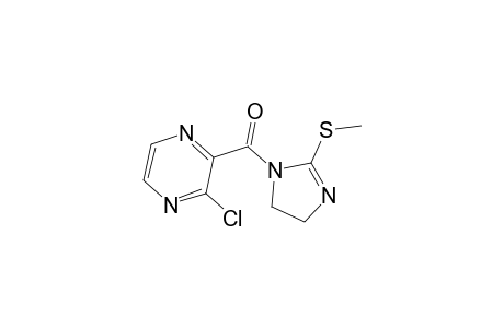 (3-chloranylpyrazin-2-yl)-(2-methylsulfanyl-4,5-dihydroimidazol-1-yl)methanone