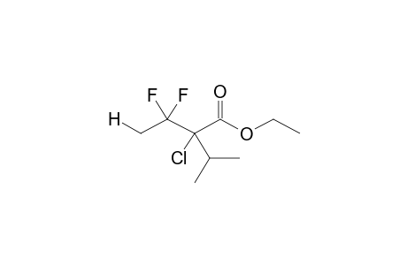 ETHYL 2-ISOPROPYL-2-CHLORO-3,3-DIFLUOROBUTYRATE