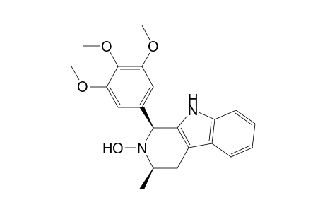 1H-Pyrido[3,4-b]indole, 2,3,4,9-tetrahydro-2-hydroxy-3-methyl-1-(3,4,5-trimethoxyphenyl)-, cis-