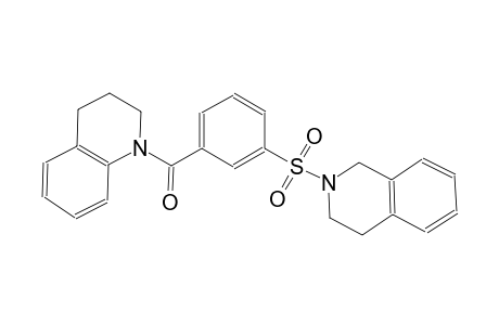 quinoline, 1-[3-[(3,4-dihydro-2(1H)-isoquinolinyl)sulfonyl]benzoyl]-1,2,3,4-tetrahydro-