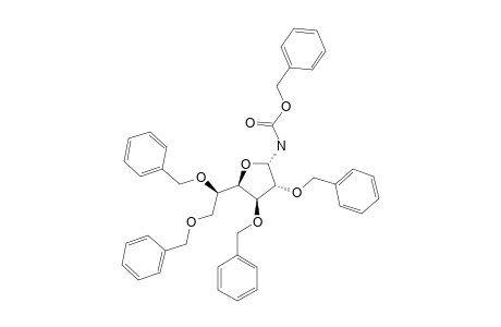2,3,5,6-TETRA-O-BENZYL-N-BENZYLOXYCARBONYL-ALPHA-D-GLUCOFURANOSYLAMINE