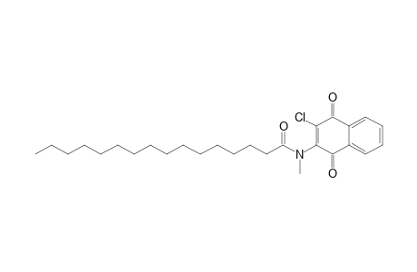Hexadecanamide, N-(3-chloro-1,4-dihydro-1,4-dioxo-2-naphthalenyl)-N-methyl-