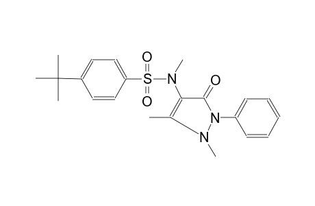benzenesulfonamide, N-(2,3-dihydro-1,5-dimethyl-3-oxo-2-phenyl-1H-pyrazol-4-yl)-4-(1,1-dimethylethyl)-N-methyl-