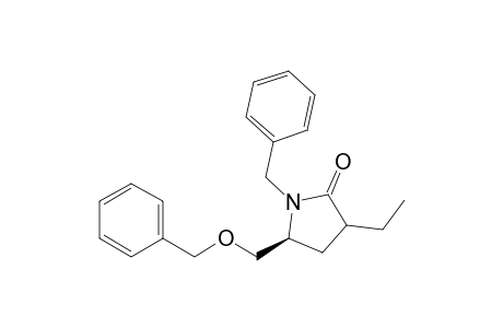 (5S)-1-Benzyl-5-benzyloxymethyl-3-ethyl-2-pyrrolidinone