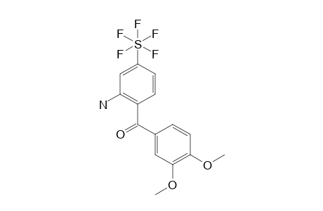 (2-Amino-4-(pentafluorosulfanyl)phenyl)(3,4-dimethoxyphenyl)methanone