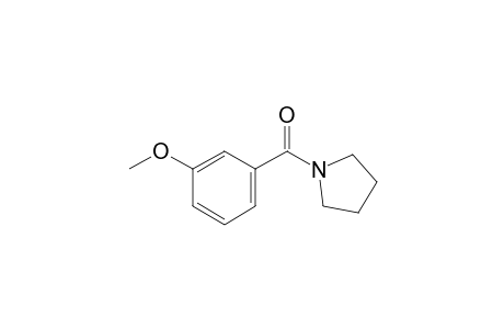 (3-methoxyphenyl)-(1-pyrrolidinyl)methanone