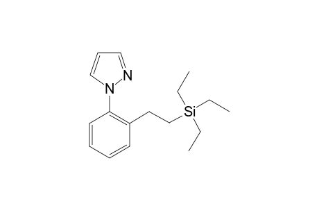1-[2-{2-(Triethylsilyl)ethyl]phenyl}]-1H-pyrazole