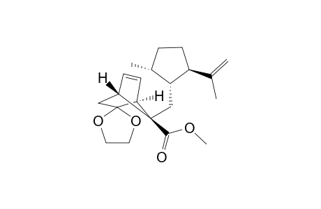 Methyl (1'S,4'R,7'R,1''R,2''R,5''R)-7'-[[5''-methyl-2''-(1'''-methylethenyl)cyclopentyl]methyl]bicyclo[2.2.1]hept-5'-ene-2'-spiro-2-[1,3]dioxolane-7'-carboxylate