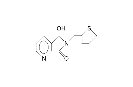 5,6-Dihydro-5-hydroxy-6-(2-thienyl-methyl)-pyrrolo(3,4-B)pyridine-7-one