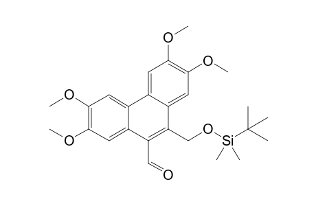 2,3,6,7-Tetramethoxy-10-[(tert-butyldimethylsilyl)oxy]methylphenanthrene-9-carboxaldehyde