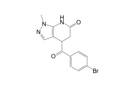 4-(4-Bromobenzoyl)-1-methyl-1,4,5,7-tetrahydro-6H-pyrazolo[3,4-b]pyridin-6-one
