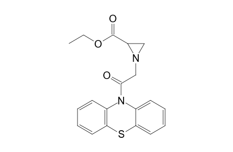 10-.alpha.-(2'-(Ethoxycarbonyl)aziridin-1'-yl)acetyl-10H-phenothiazine