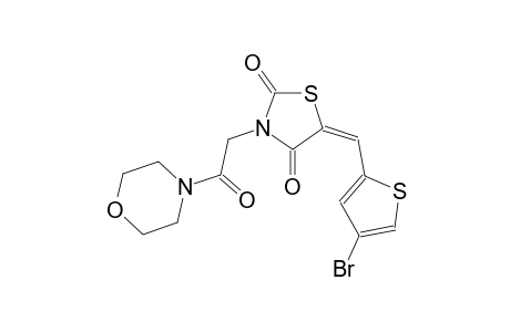(5E)-5-[(4-bromo-2-thienyl)methylene]-3-[2-(4-morpholinyl)-2-oxoethyl]-1,3-thiazolidine-2,4-dione