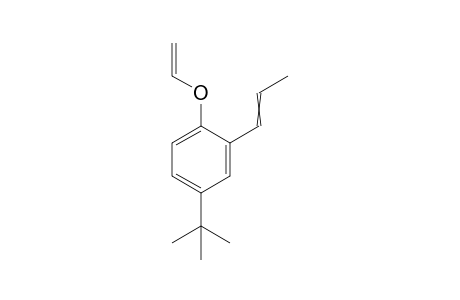 4-tert-Butyl-2-(1-propenyl)-1-vinyloxybenzene