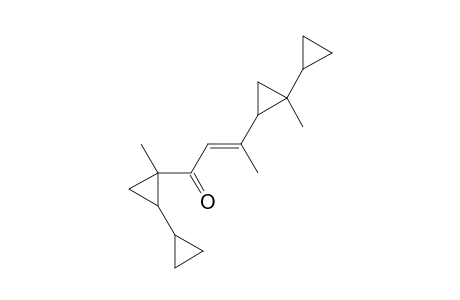 1,3-Bis-(2-cyclopropyl,2-methylcyclopropyl)-but-2-en-1-one