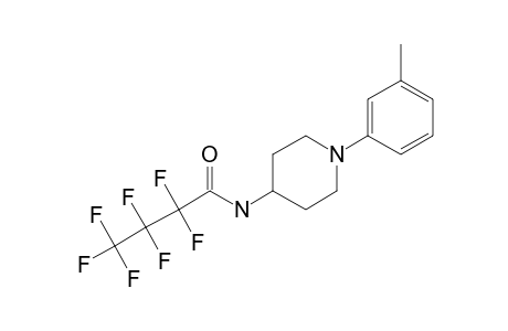 1-(3-Methylphenyl)-4-piperidinamine, N-heptafluorobutyryl-