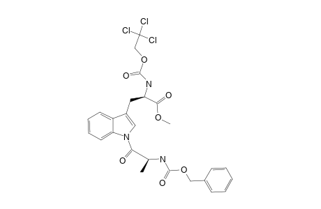 N-(IN)-L-CARBAMOZEPIN-ALANYL-N-(ALPHA)-2,2,2-TRICHLOROETHOXYCARBONYL-D-TRYPTOPHAN-METHYLESTER