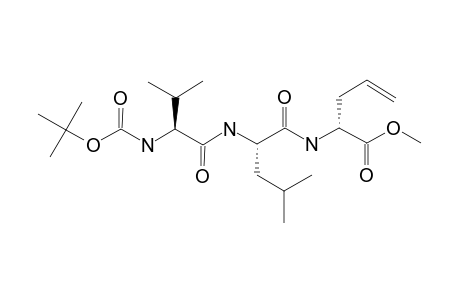 (2R)-2-[[(2S)-2-[[(2S)-2-(tert-butoxycarbonylamino)-3-methyl-butanoyl]amino]-4-methyl-pentanoyl]amino]pent-4-enoic acid methyl ester