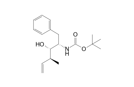 (2S,3S,4S)-2-(tert-Butoxycarbonylamino)-4-methyl-1-phenyl-5-hexen-3-ol