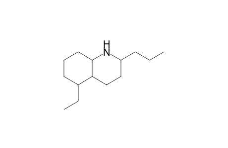 2-Propyl-5-ethyl-decahydroquinoline