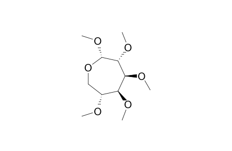 METHYL-(+/-)-2,3,4,5-TETRAMETHOXY-ALPHA-GALACTOSEPTANOSIDE