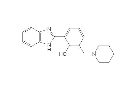 6-(2-BENZIMIDAZOLYL)-alpha-PIPERIDINO-o-CRESOL