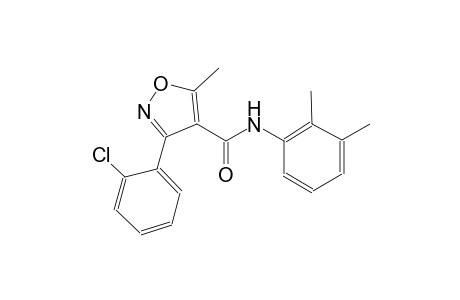 3-(2-chlorophenyl)-N-(2,3-dimethylphenyl)-5-methyl-4-isoxazolecarboxamide