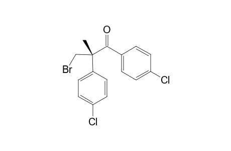 (S)-3-bromo-1,2-bis(4-chlorophenyl)-2-methylpropan-1-one