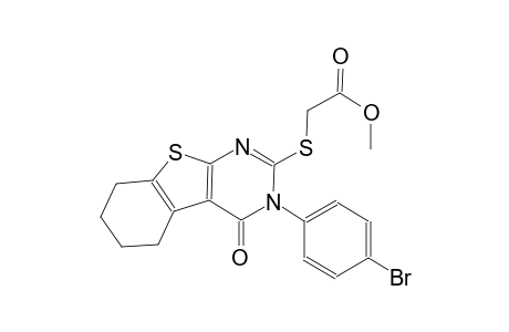 methyl {[3-(4-bromophenyl)-4-oxo-3,4,5,6,7,8-hexahydro[1]benzothieno[2,3-d]pyrimidin-2-yl]sulfanyl}acetate