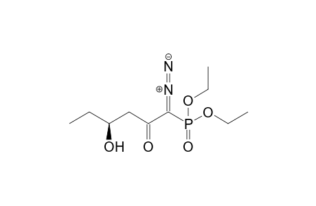 Diethyl (4S)-1-Diazo-4-hydroxy-2-oxohexylphosphonate